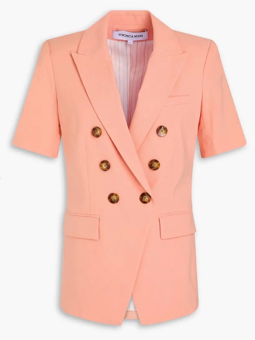 Veronica Beard The Atwood Double Breasted Dickey Blazer